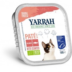 Yarrah Bio Lachspastete für Katzen 100g