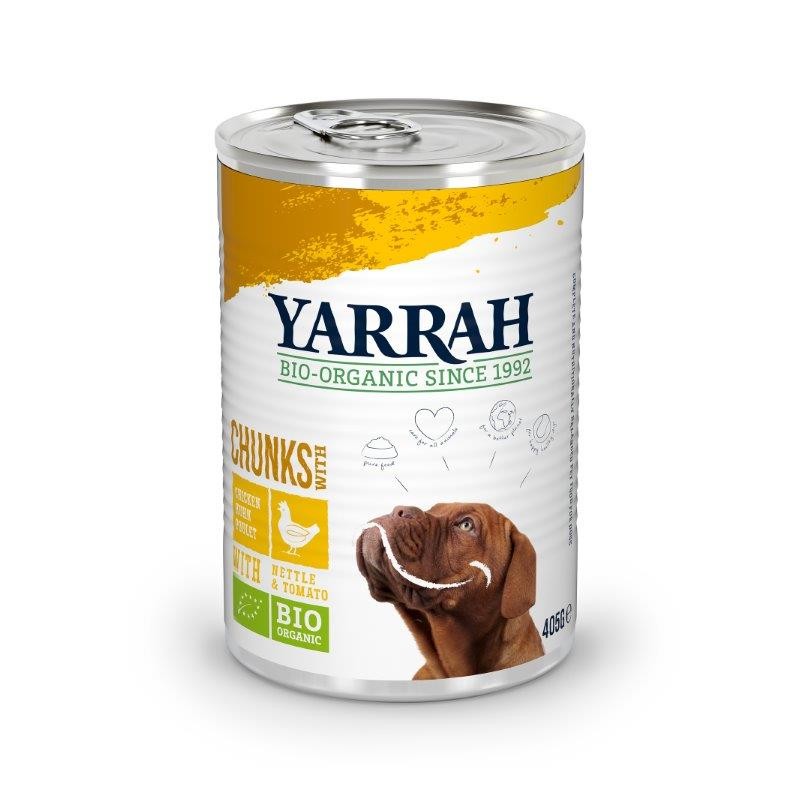 Yarrah Pollo Bio con Ortica e Pomodoro 405g
