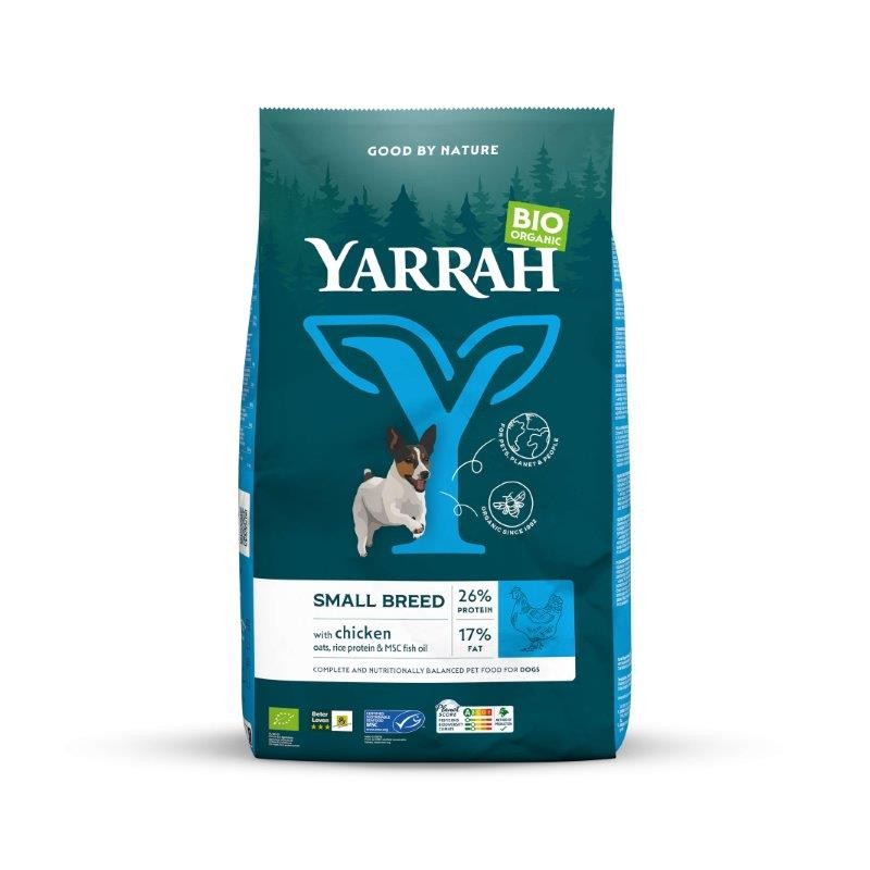 Yarrah Organic Chicken Food for Small Dogs 2kg