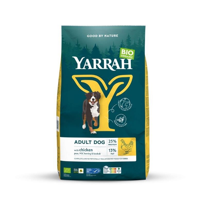 Yarrah Alimentação Orgânica com Frango para Cães Adultos 2kg