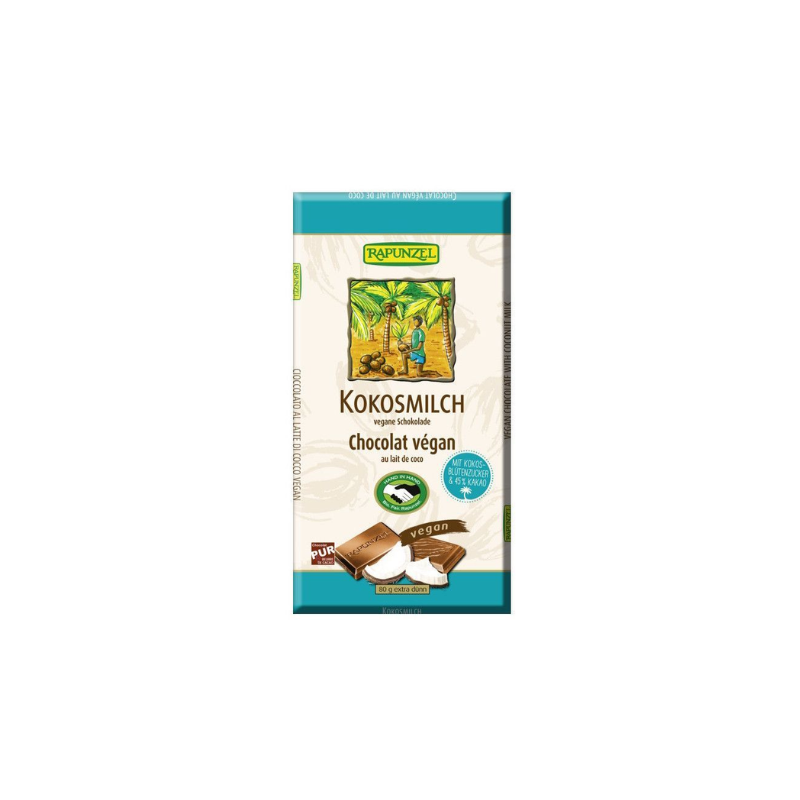 Chocolate de Coco Rapunzel 80 gr