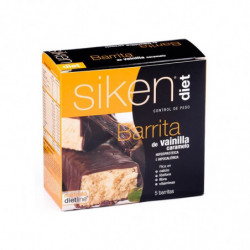 Siken Barretta Diet Vaniglia e Caramello 5 pz