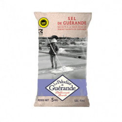 Le Paludier Sel Fin Gris de Guérande 5Kg
