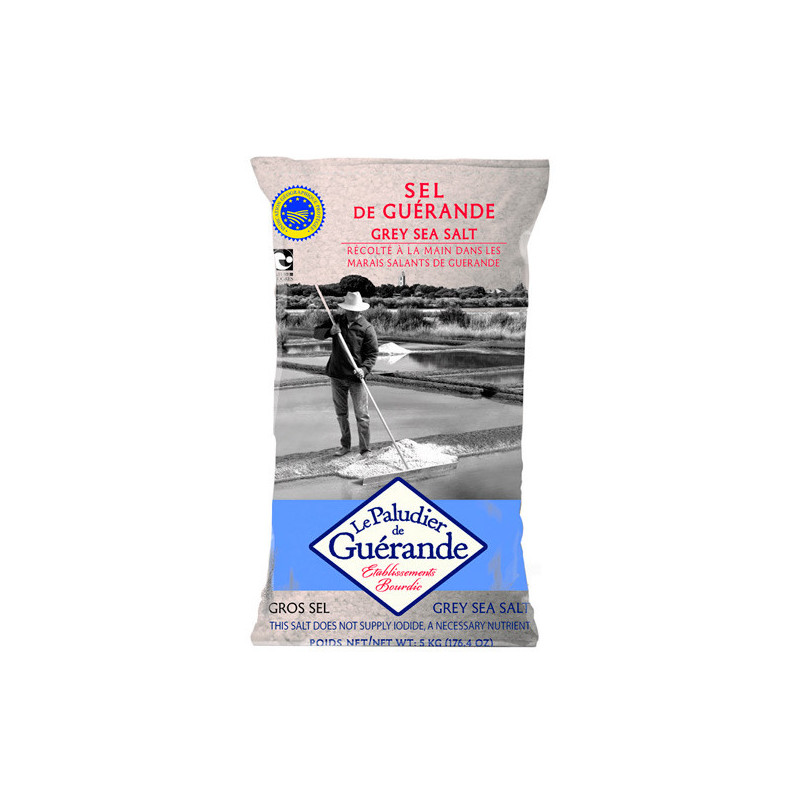 Le Paludier Graues Gera Grobes Salz 5Kg