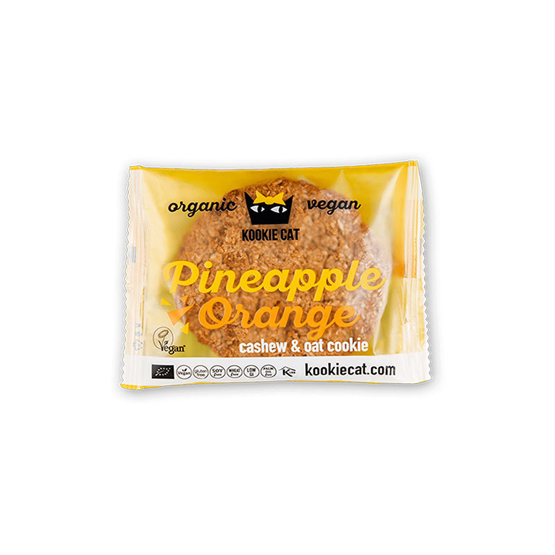 Kookie Cat Biscuit à l’ananas et à l’orange (12 unités)