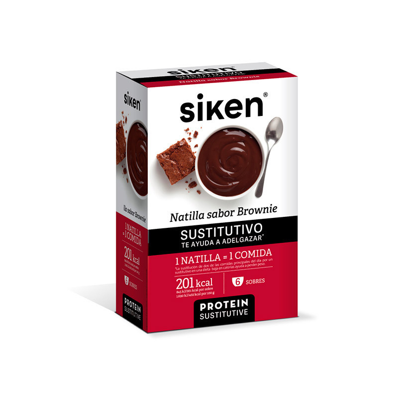 Siken Form Pudding Brownie Geschmack 6 Beutel