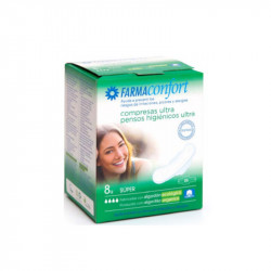 Farmaconfort compacta extra-longa 8 unidades