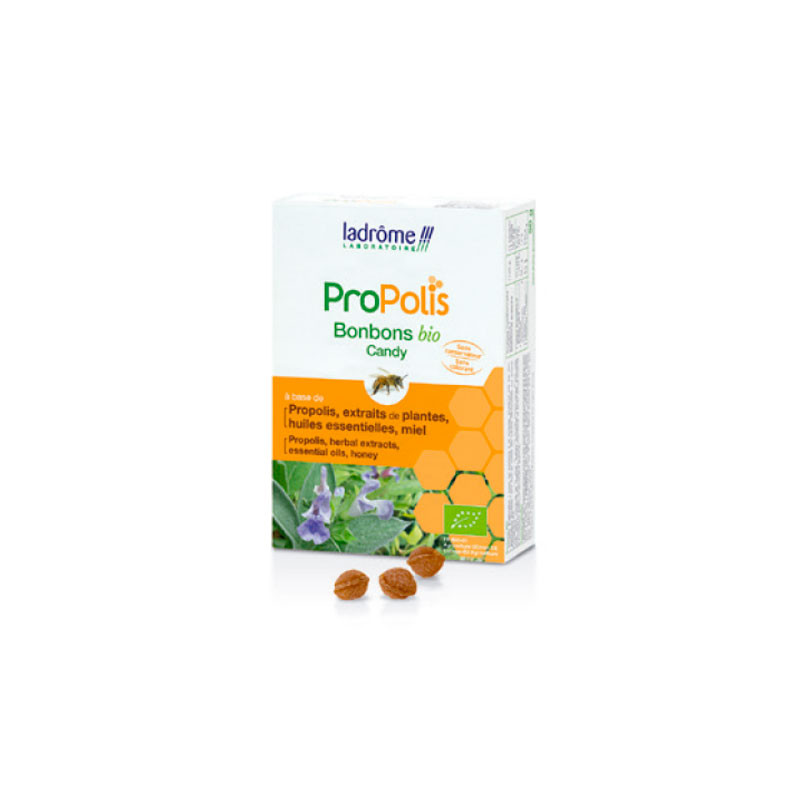Ladrome Propolis Bio Tablette de Bonbons 50gr