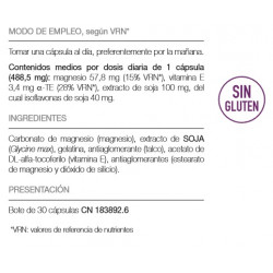 Lajusticia Isoflavone mit Magnesium und Vitamin E 30 Kapseln