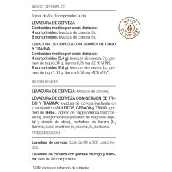 Lajusticia Levure de bière 280 comprimés