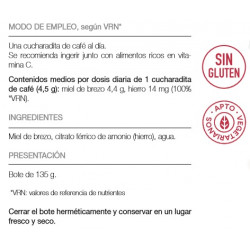 Ferro lajusticia com mel 135 gr