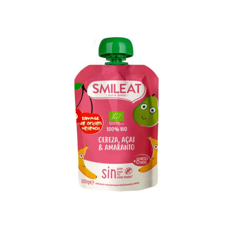 Smileat Pouch Cherry, Acai, Amaranth 100 gr